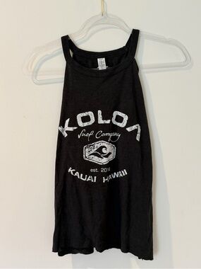 Black Muscle Tank Top